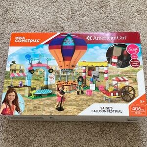 American girl Sage’s balloon festival mega construx Legos MISSING pieces